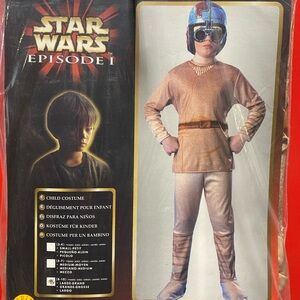 Star Wars Episode I Anakin Skywalker Vintage Kids Costume - Tan and Blue